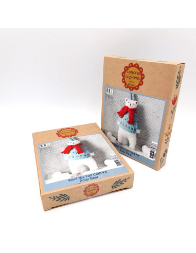 Kit de feltro - Urso polar