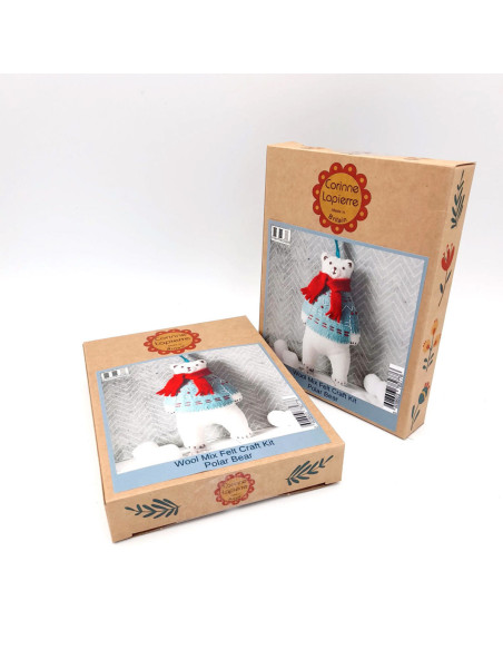 Kit de feltro - Urso polar