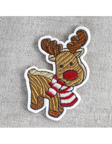 Emblema termocolante é Natal - Rena