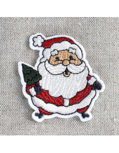 Emblema termocolante é Natal - Papai Noel