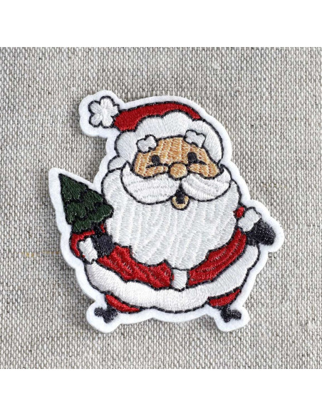 Emblema termocolante é Natal - Papai Noel