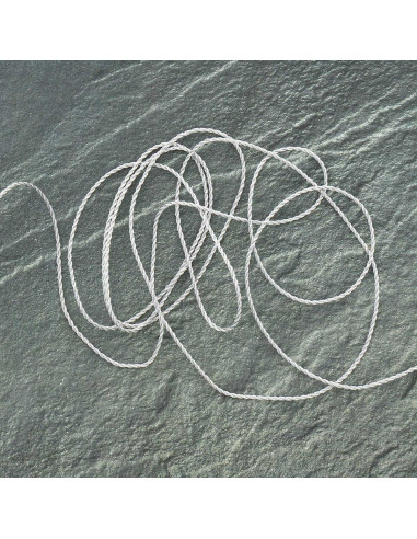 Cordão lurex 1,5 mm - Prata