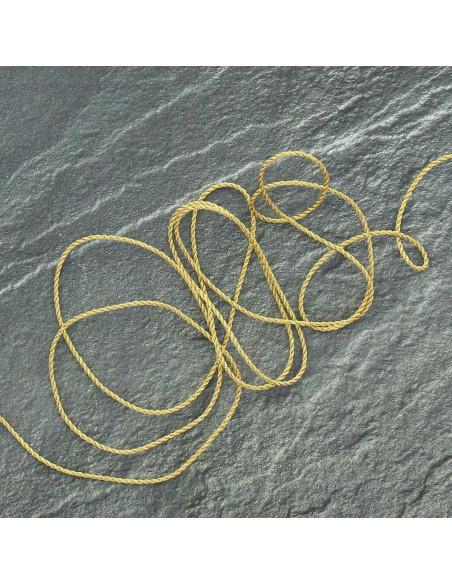 Cordão lurex 1,5 mm - Ouro