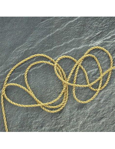 Cordão lurex 3 mm - Ouro