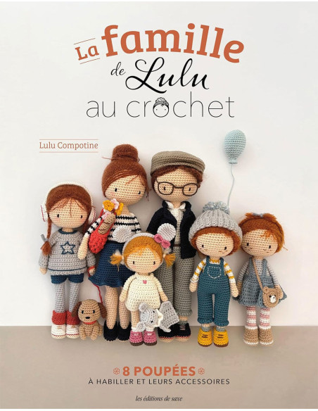 Livro a família de Lulu em crochê