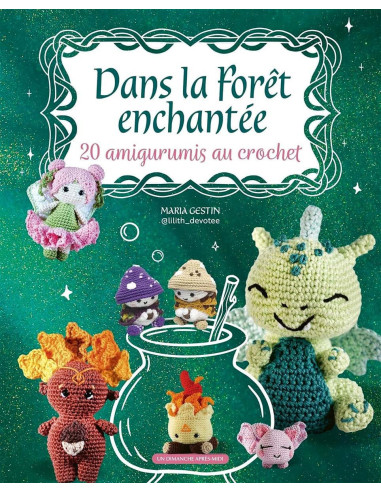 Livro na floresta encantada