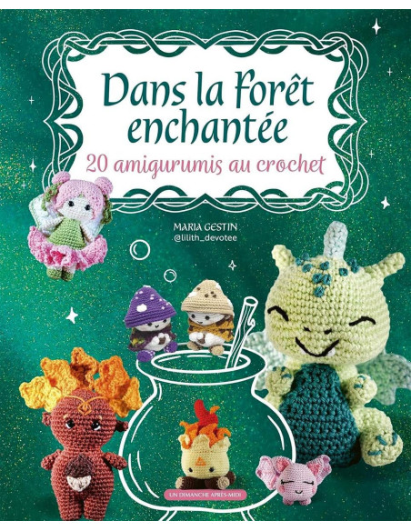 Livro na floresta encantada