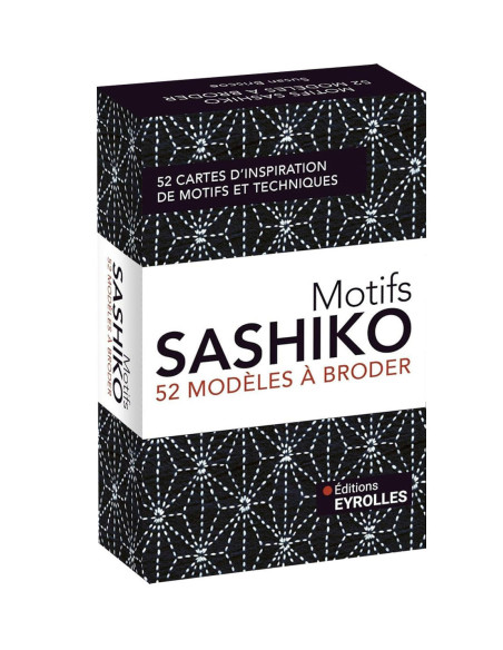 Caixa de padrões Sashiko - 52 modelos para bordar