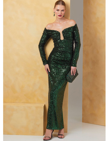 Molde de vestido - Vogue 2063