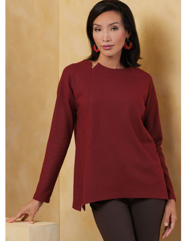 Padrão de blusa - Vogue 2067