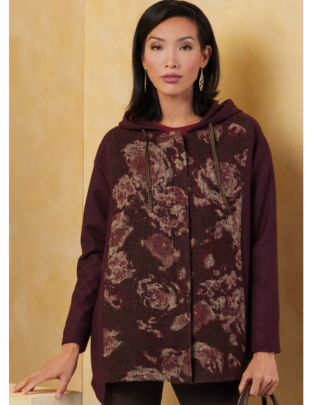 Padrão de blusa - Vogue 2067