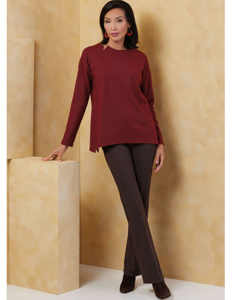 Padrão de blusa - Vogue 2067
