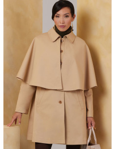 Molde de casaco - Vogue 2074