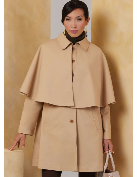 Molde de casaco - Vogue 2074