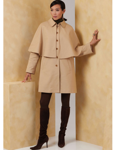 Molde de casaco - Vogue 2074