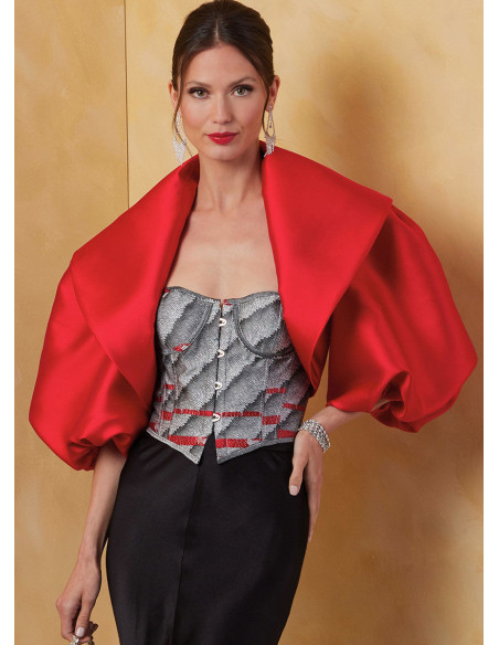 Padrão de bolero - Vogue 2078