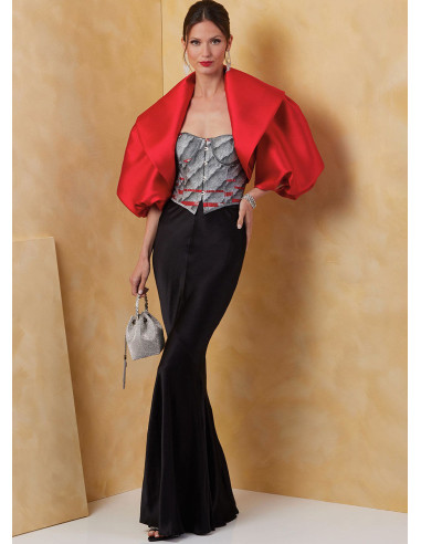 Padrão de bolero - Vogue 2078