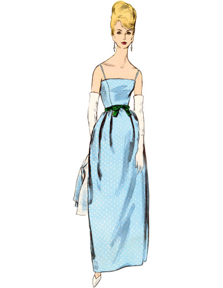 Molde de vestido vintage - Vogue 2082