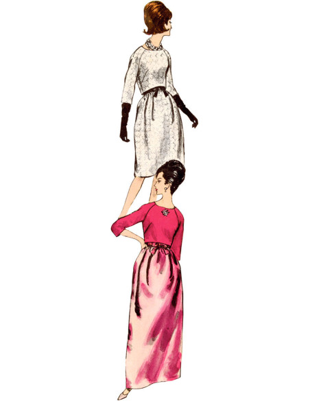 Molde de vestido vintage - Vogue 2082