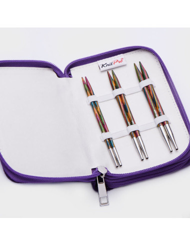 Kit de agulhas de tricô circulares KnitPro Starter Symfonie Wood
