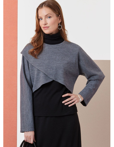Molde de blusa - Butterick 7013