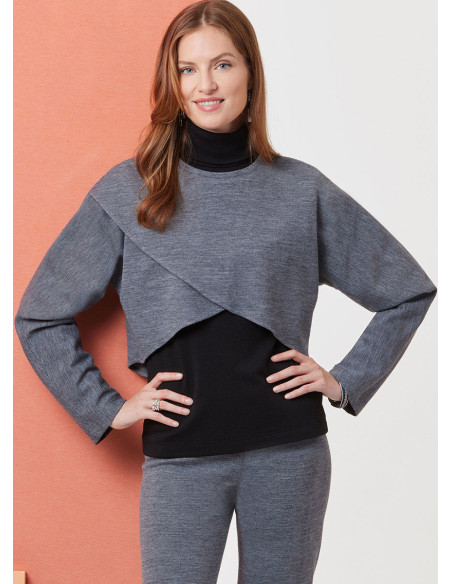 Molde de blusa - Butterick 7013