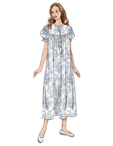Molde de camisa - Butterick 7015