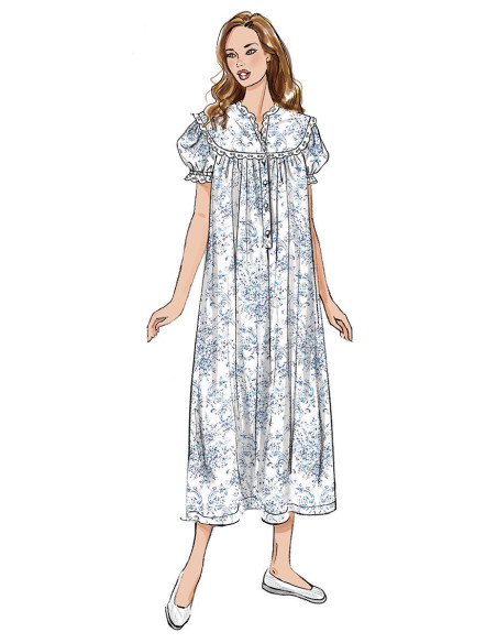 Molde de camisa - Butterick 7015