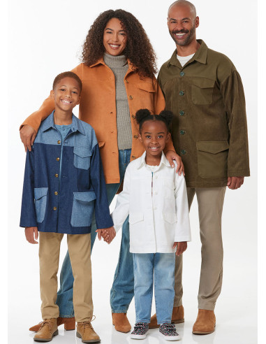 Molde de casaco - Butterick 7016