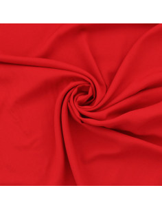 Tecido popeline de viscose - Vermelho
