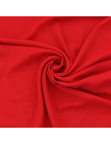 Tecido popeline de viscose - Vermelho