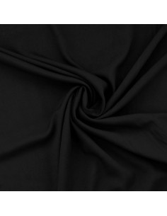Tecido popeline de viscose - Preto