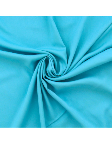 Tecido popeline de viscose - Turquesa