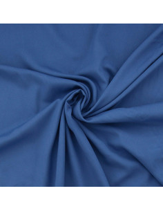 Tecido popeline de viscose - Azul