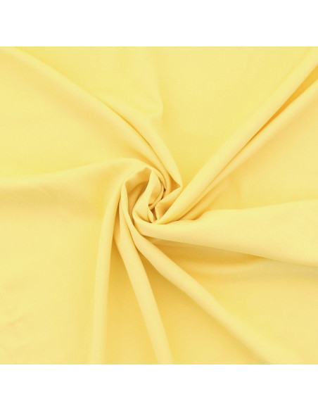 Tecido popeline de viscose - Amarelo claro