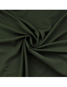 Tecido popeline de viscose - Verde cáqui