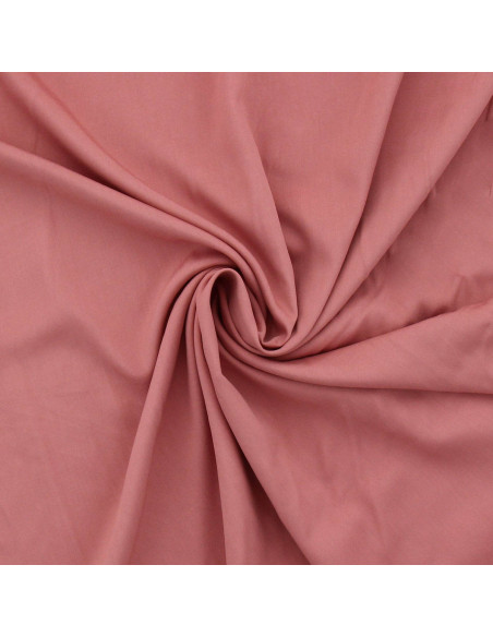 Tecido popeline de viscose - Rosa antigo