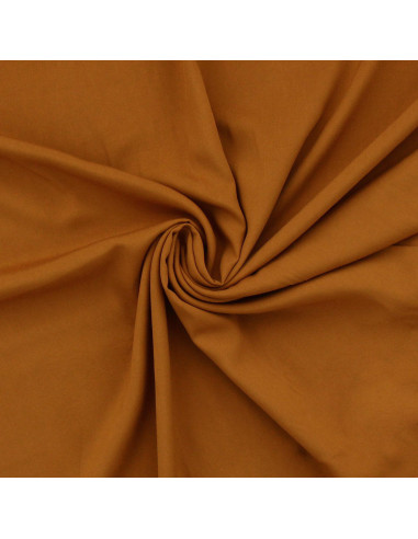 Tecido popeline de viscose - Ocre escuro