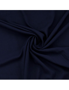 Tecido popeline de viscose - Azul marinho