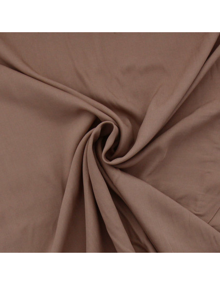 Tecido popeline de viscose - Taupe