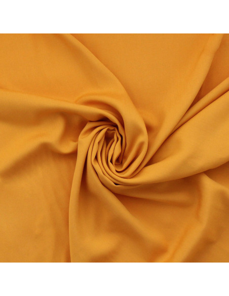 Tecido popeline de viscose - Ocre