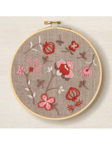 Kit de bordado - Flores indianas