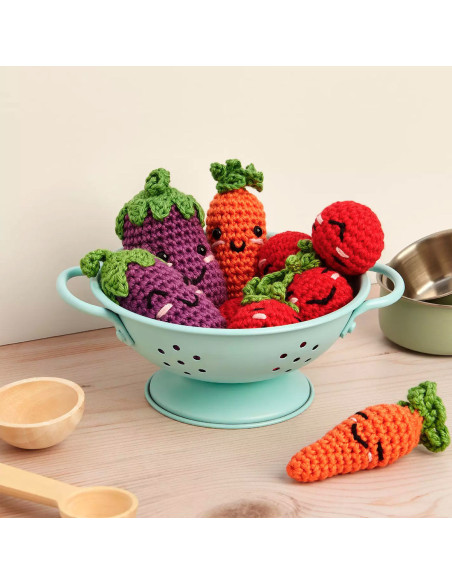 Kit amigurumi - Nossos amigos os legumes