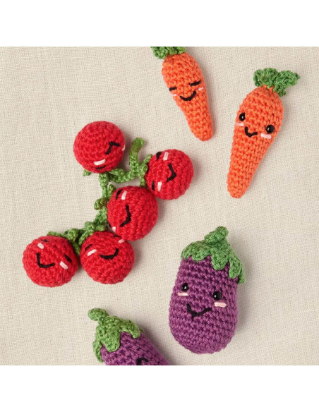 Kit amigurumi - Nossos amigos os legumes