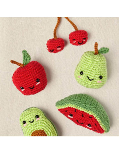 Kit amigurumi - Nossos amigos as frutas 2