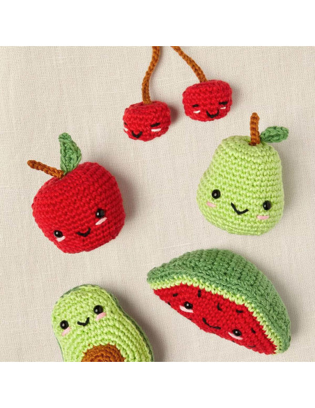 Kit amigurumi - Nossos amigos as frutas