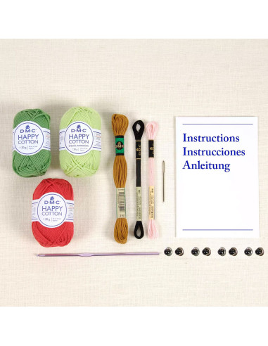 Kit amigurumi - Nossos amigos as frutas