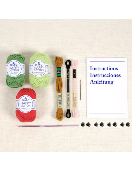 Kit amigurumi - Nossos amigos as frutas
