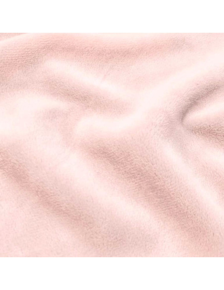 Tecido minky liso - Rosa