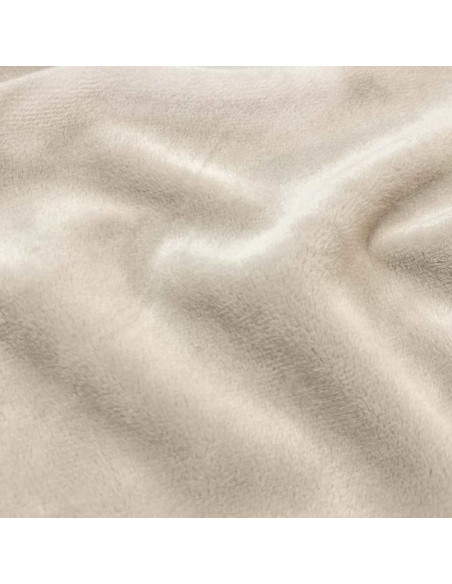 Tecido minky liso - Taupe